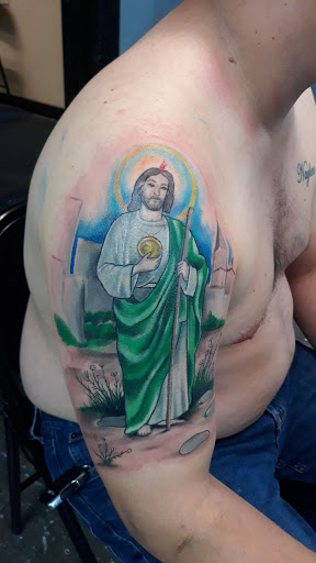 Explore boba fett tattoo ideas, creative tattoo ideas in Rio Grande City, available at RG INK