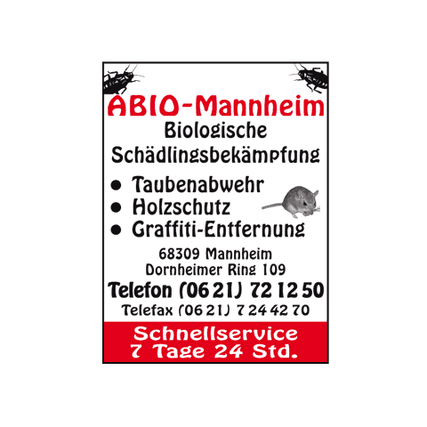ABIO-Mannheim / Biologische Schädlingsbekämpfung
