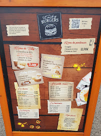 Menu du Lucky Burger à Jeanménil