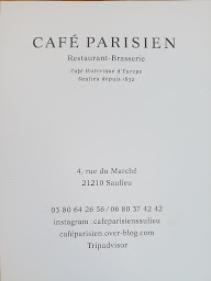 Photo n°1 de Le Café Parisien - Saulieu à Saulieu ()