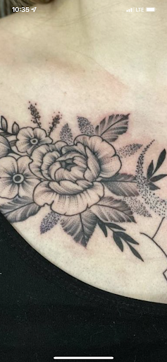 Explore first male tattoo ideas, creative tattoo ideas in Benson, available at Dark Matter Tattoo Studio