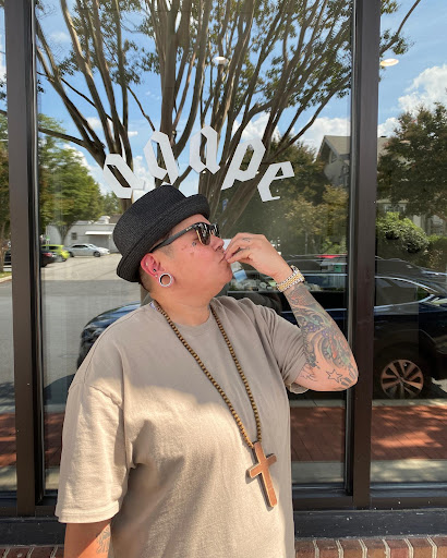 Explore tattoo on thigh ideas, creative tattoo ideas in Dover, available at Agap Body Piercings