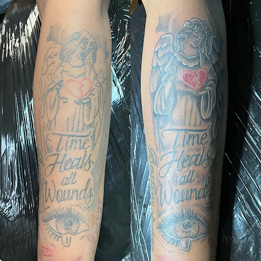Explore sanskrit tattoo ideas, creative tattoo ideas in Meridian, available at Creative Pain Tattoo Studio