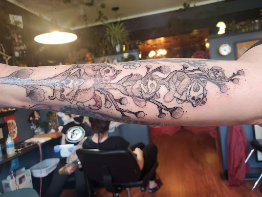 Explore angel number tattoo ideas, creative tattoo ideas in Pittsburgh, available at Bloodeagle Tattoo Studio