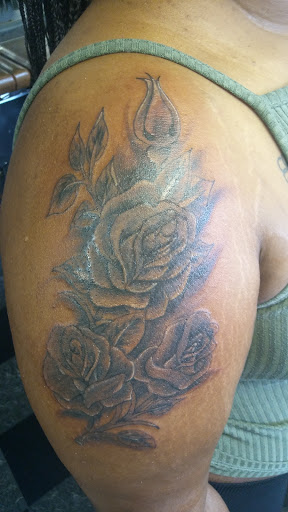 Explore small dragon tattoo ideas, creative tattoo ideas in Big Spring, available at A Mom & Pop Tattoo Shop