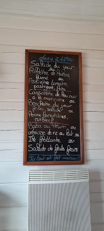 Le Chalet à Vigneux-de-Bretagne menu