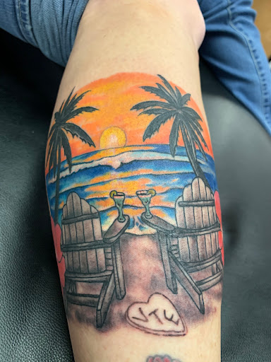 Explore august birth flower tattoo ideas, creative tattoo ideas in Strasburg, available at Champion Tattoo Company