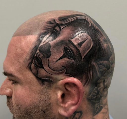 Explore goofy tattoos ideas, creative tattoo ideas in Warrenville, available at UpRise Tattoos