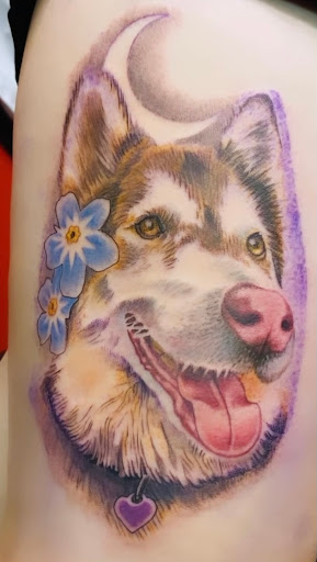 Explore boyfriend name tattoo ideas on chest, creative tattoo ideas in Dumfries, available at Iron Heart Tattoo Company