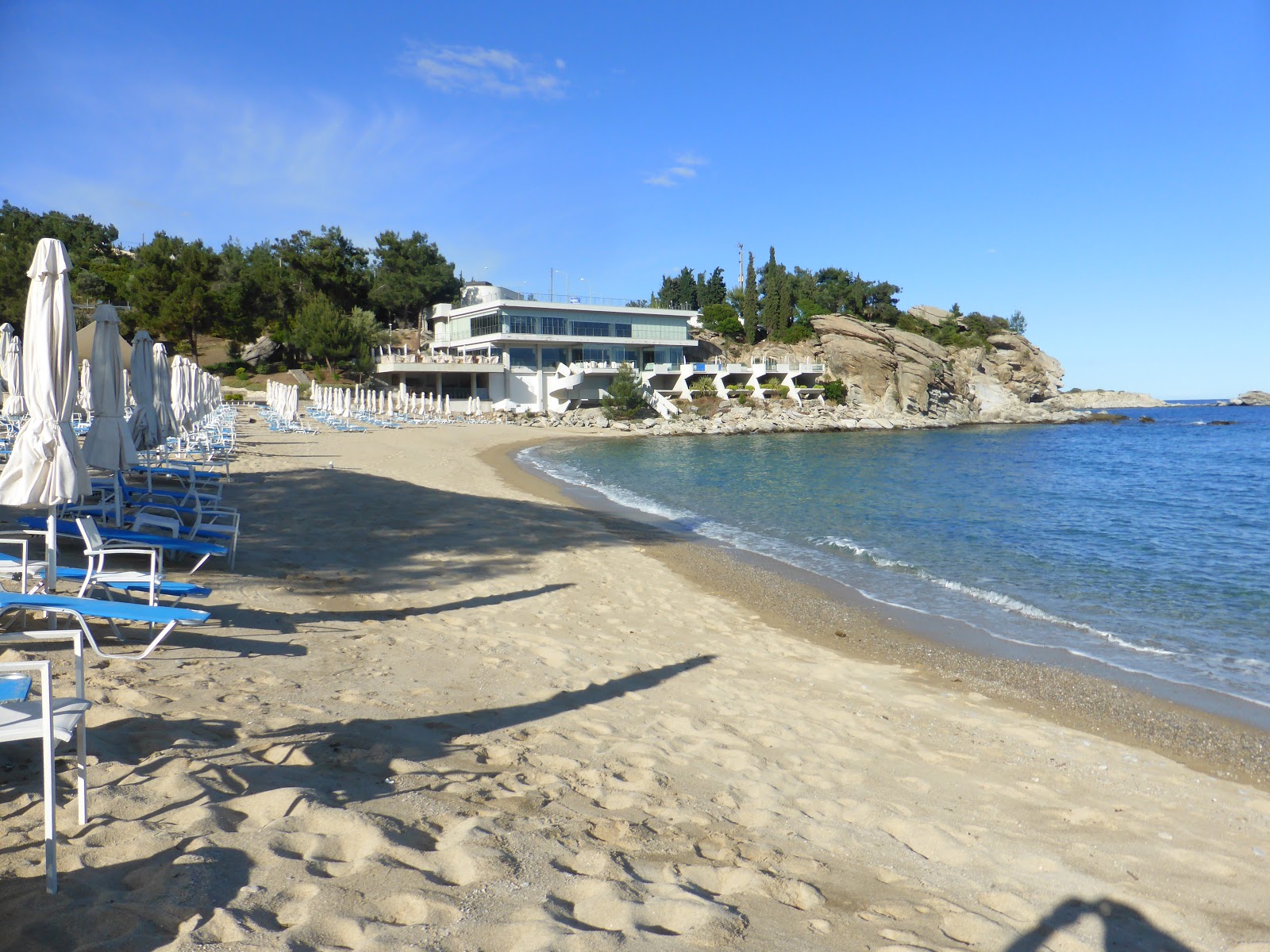 Photo of Camping Batis beach and the settlement