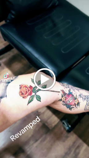 Explore reputation tattoo ideas, creative tattoo ideas in Cornelia, available at Prismatic Pulse Tattoo
