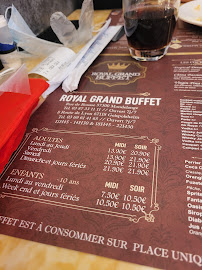 Restaurant Royal Grand Buffet à Mondelange - menu / carte