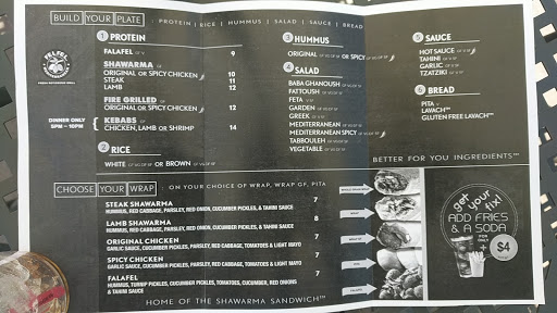 Mediterranean Restaurant «FelFel Mediterranean, Fresh Rotisserie Grill, DTC», reviews and photos, 4401 S Tamarac Pkwy, Denver, CO 80237, USA