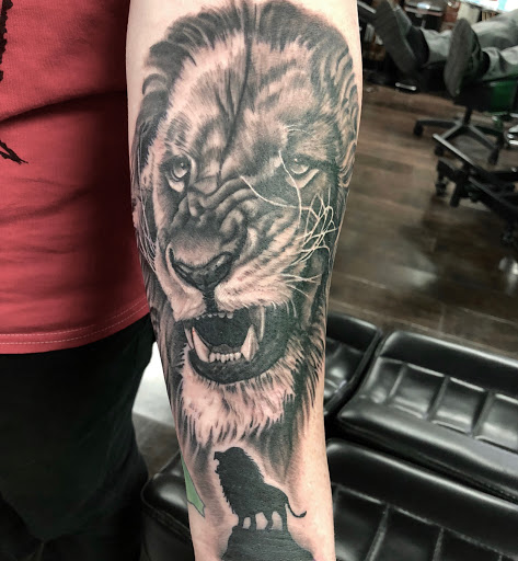 Explore mens rose tattoo ideas, creative tattoo ideas in Bozeman, available at East Main Ink