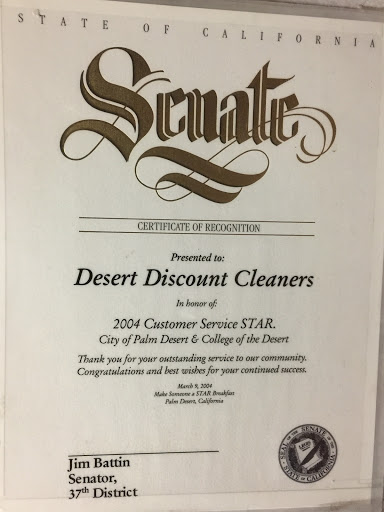 Dry Cleaner «Desert Discount Cleaners», reviews and photos, 44100 Jefferson St, Indio, CA 92201, USA