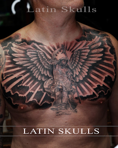 Explore sun tattoo ideas for men, creative tattoo ideas in Pico Rivera, available at Latin Skulls