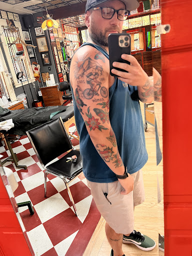 Explore chest tattoo ideas for females, creative tattoo ideas in Portland, available at Atlas Tattoo Studio