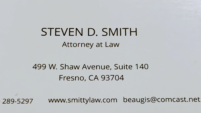 Steven D. Smith, Criminal Defense Lawyer 516 W Shaw Ave suite 200, Fresno, CA 93704