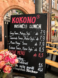 KoKoNo Nürnberg Luitpoldstraße à Nuremberg menu