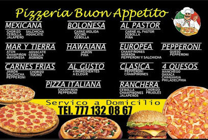 Pizzeria Buon apetito - 5 de Mayo 52, Barrio de Santiago, 62732 Yautepec de Zaragoza, Mor., Mexico