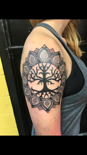 Explore japanese hand tattoo ideas, creative tattoo ideas in San Angelo, available at Good Vibes Only Tattoo Studio