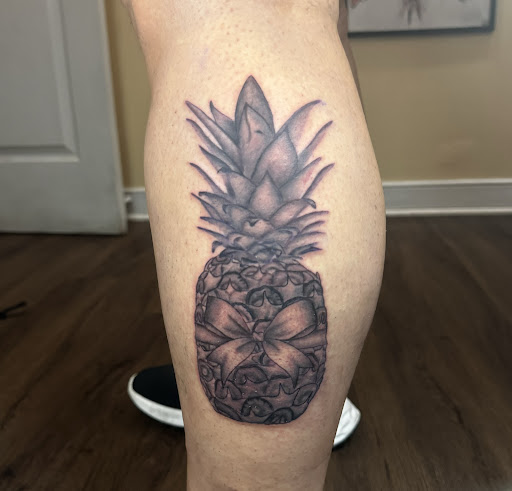 Explore leg sleeve tattoo ideas men, creative tattoo ideas in Richmond, available at Loose Screw Tattoo