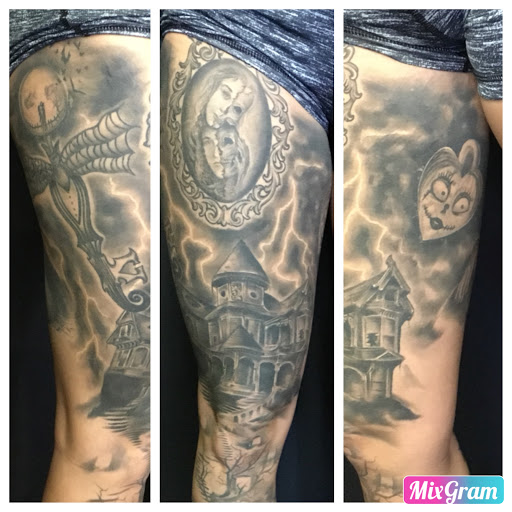 Explore toy story tattoo ideas, creative tattoo ideas in Costa Mesa, available at Blue Collar Tattoo