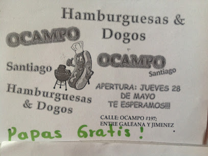 Hamburguesas y Dogos Ocampo - Melchor Ocampo 197, Centro, 63300 Santiago Ixcuintla, Nay., Mexico