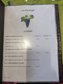 Au Vieux Fourneau à Calais menu