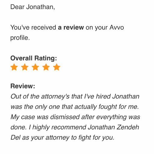 Attorney «Zendeh Del & Associates, PLLC (Galveston DWI, Criminal, Injury Lawyers)», reviews and photos