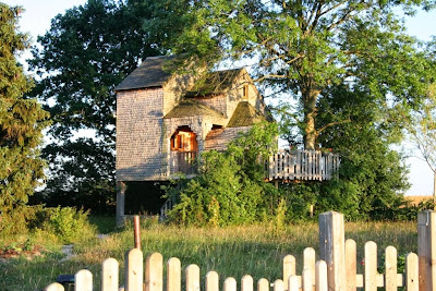 Cabane perchée Normandie à Les Barils