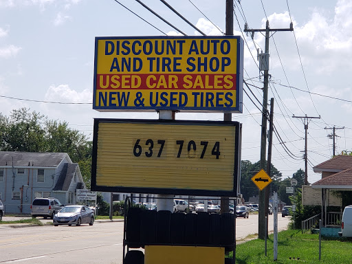 Used Tire Shop «Discount Auto & Tire Shop», reviews and photos, 212 W Pembroke Ave, Hampton, VA 23669, USA