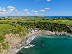 Photo de Plage de Polkerris avec baie spacieuse