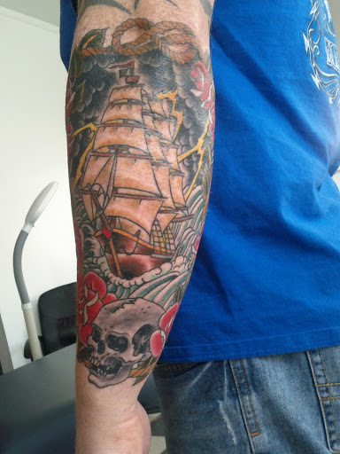 Explore pink tattoo ideas, creative tattoo ideas in Covington, available at Illuminaut Tattoo