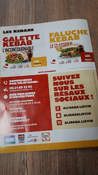 Kebab Ali Baba Liévin à Liévin (le menu)