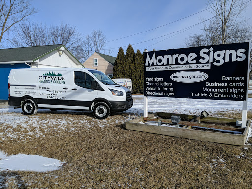Sign Shop «Monroe Signs», reviews and photos, 12035 Telegraph Rd, Carleton, MI 48117, USA