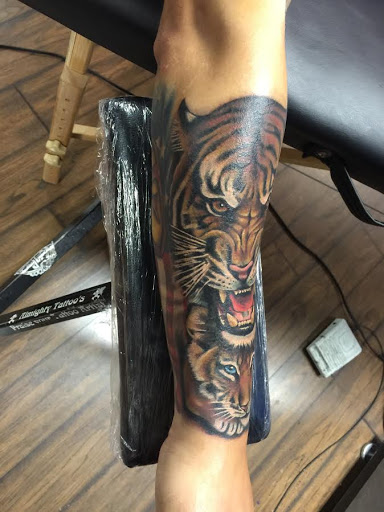 Explore sibling tattoo ideas, creative tattoo ideas in Linden, available at Fredricks Tattoo Gallery