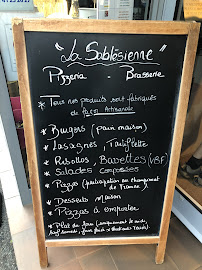 Pizzeria La Sablésienne * Restaurant-Pizzeria-Caviste à Sablé-sur-Sarthe (le menu)