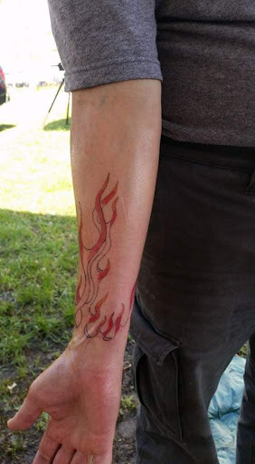 Explore small car tattoo ideas, creative tattoo ideas in Davis, available at SIX GUN SOUND TATTOO