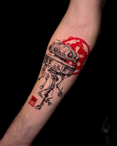 Explore cute bear tattoos ideas, creative tattoo ideas in Miami, available at Miami Tattoo & Co Midtown