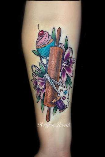 Explore quarter size tattoo ideas, creative tattoo ideas in Altoona, available at Catharsis Tattoo Gallery