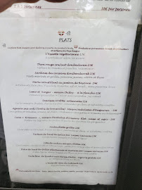 Beaurepaire Ambassade du Béarn - Restaurant Paris Terrasse à Paris menu