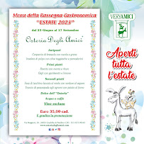 Restaurant Osteria degli Amici Gradella (CR) - Ristorante Griglieria Paninoteca Bruschetteria à Gradella (le menu)