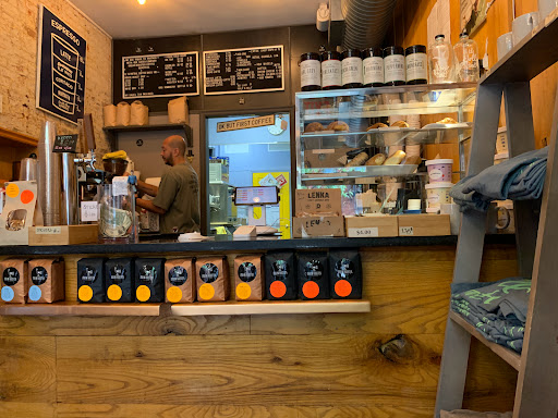 Coffee Shop «The Jolly Goat Coffee Bar», reviews and photos, 515 W 47th St, New York, NY 10036, USA