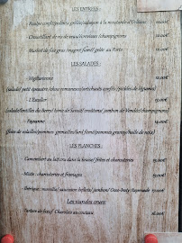 Menu du L'escalier à Orléans