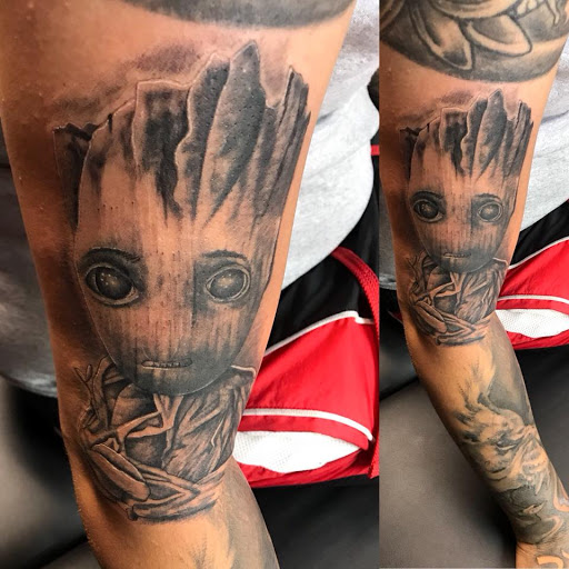 Explore japanese hand tattoo ideas, creative tattoo ideas in Foley, available at Next Level Tattoo