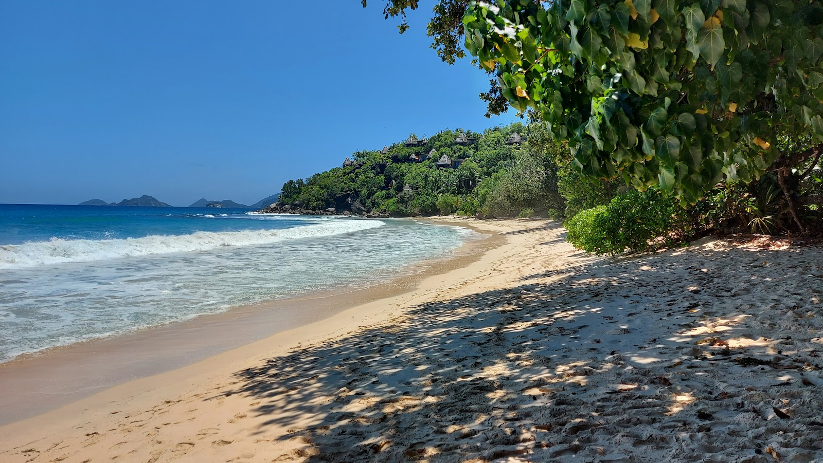 Foto di Anse Louis Beach con una costa spaziosa