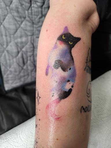 Explore rising sun tattoo ideas, creative tattoo ideas in Olney, available at Barons Ink