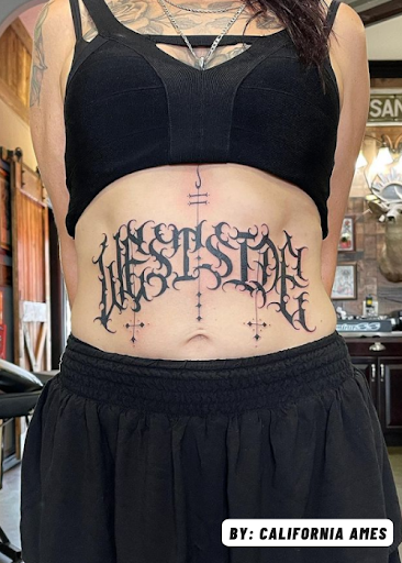 Explore black sleeve tattoo ideas, creative tattoo ideas in San Diego, available at The Chrome Lady Tattoo