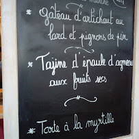Restaurant Les Tilleuls à Lagorce menu
